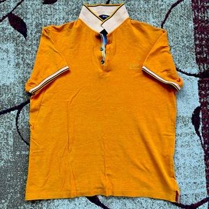 Mens HUGO BOSS Orange Polo Shirt Size Medium